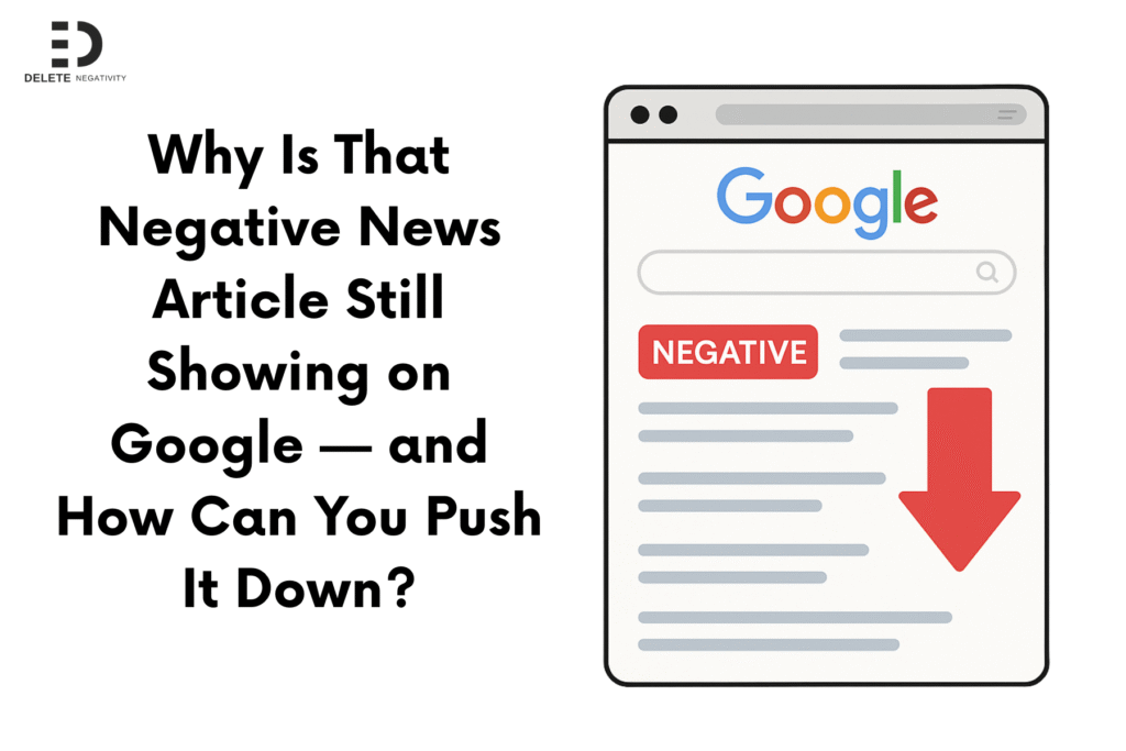 Negative News Articles on Google